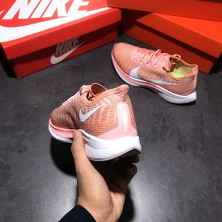Sneaker nữ đế thấp cao cấp màu hồng