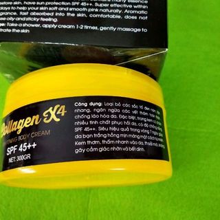 kem body Collagen x4 spf 45 hủ lớn 300 gram hàng chuẩn giá sỉ