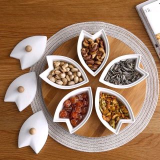 Quà tết 2020 - khay mứt sứ