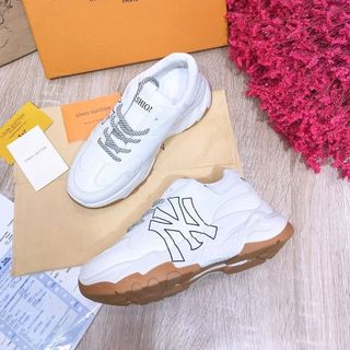 Sneaker đế cao ny dây kẻ viền trắng giá sỉ