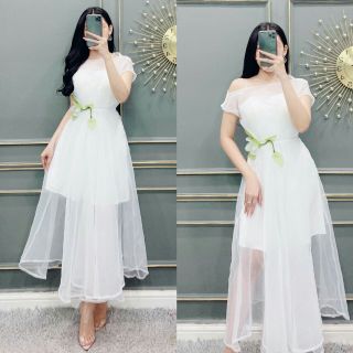 đầm xòe công chúa dự tiệc