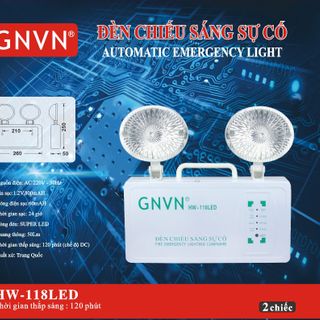 ĐÈN SỰ CỐ CAO CẤP HW - 118