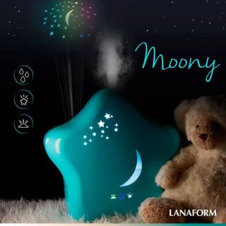 Máy tạo ẩm xông tinh dầu chiếu sao Lanaform Moony