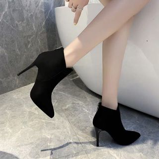 Giày bot mui nhọn ni