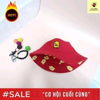 Mũ Bucket Con Vịt 2 Mặt Mũ Bucket 2 Da 2 Mặt Đều Đội Được