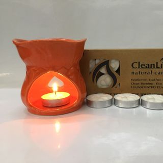 Hộp 10 viên Nến Tealight cháy 3 - 4 giờ không mùi không khói