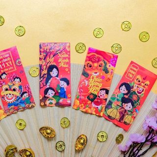 Bao lì xì đẹp xinh có sỉ cho các bạn kinh doanh có lẻ cho các gia đình nhỏ giá sỉ