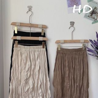 Chân váy midi nhăn hàng Qc cao cấp