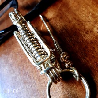 Móc khóa inox - Loại Đồng Thau nguyên chất không phải Xi