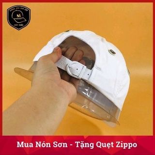 Nón Sơn Vá Da Màu Trắng Xanh Ngọc Mũ Nón Sơn Giá Rẻ