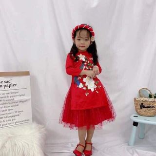 Áo dài bé từ 10-26kg
