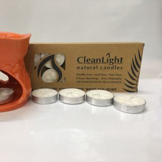 Hộp 10 viên Nến Tealight cháy 4 - 5 giờ không mùi không khói