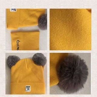 Set khăn len và mũ cho bé