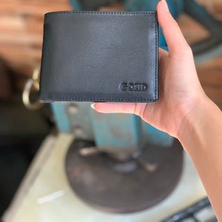 Ví Nappa dập logo