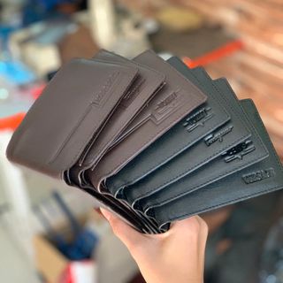 Ví Nappa dập logo