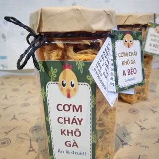 Cơm cháy khô gà
