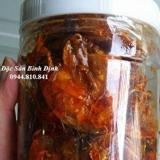 Mực rim ớt tỏi 500g