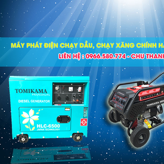 Máy phát điện chạy xăng chạy dầu