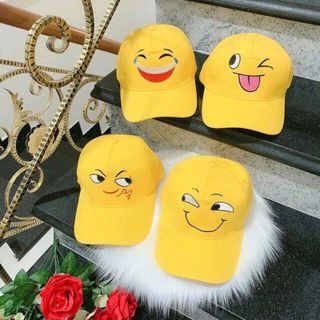 NÓN LƯỠI TRAI MẶT CƯỜI NGỘ NGHĨNH
