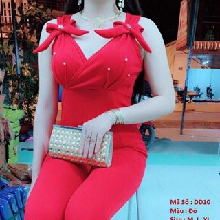 Đồ bộ mã 04 Cổ V hai nơ vai
