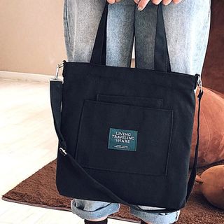 Túi nữ bản to đeo vaiđể được giấy A4 và nhiều sách vở họcvải bố dể giặc sạch-350