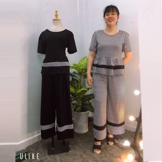 Set Bộ Sọc Big Size Ống Loe