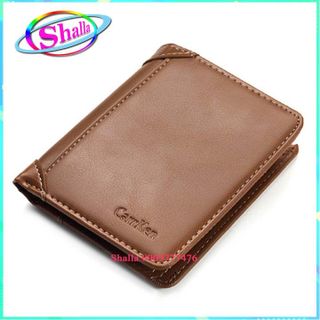 Ví cầm tay nam cao cấp vuông kiểu quyển sổ A12 Shalla