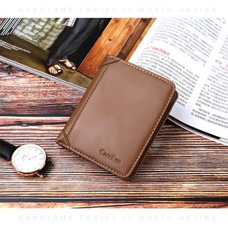 Ví cầm tay nam cao cấp vuông kiểu quyển sổ A12 Shalla