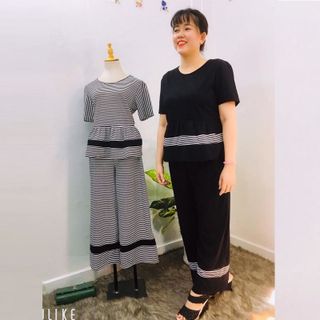 Set Bộ Đen Big Size Ống Loe