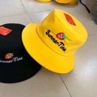 NÓN BUCKET TRÁI DÂU - MŨ BUCKET HOT TREND