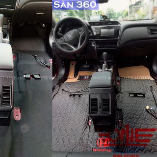 Bọc Sàn Da One360 Cho Xe Honda City 2019
