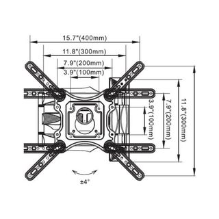 Sỉ Giá Treo Tivi Xoay Đa Năng NB-P4 32 - 55 inchFull Box VUAPHUKIENS09