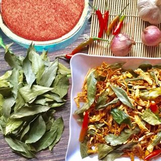Lá móc mật khô