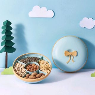 Khay mứt tròn nơ cute 2020