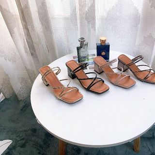 Giày Sandan quay mảnh thời trang Vừa làm dép vừa sandan tiện lợi
