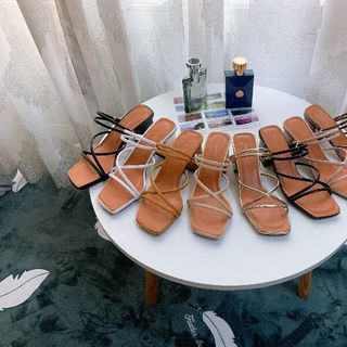 Giày Sandan quay mảnh thời trang Vừa làm dép vừa sandan tiện lợi
