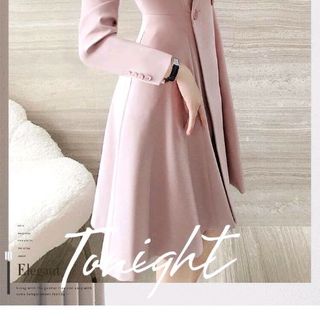 đầm xòe cổ vest