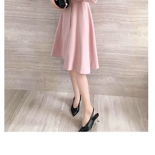 đầm xòe cổ vest