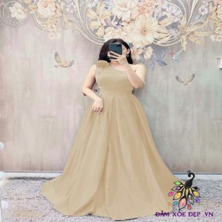 đầm dự tiệc vai chéo