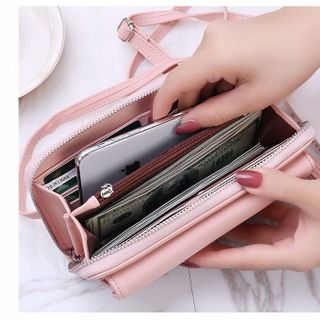 Ví nữ cầm tay cao cấp kiểu ngang nhọn FT90 Shalla