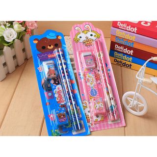 Bộ dụng cụ học tập 5 món dễ thương