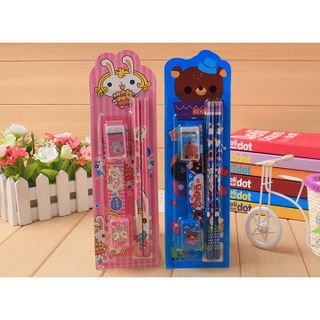 Bộ dụng cụ học tập 5 món dễ thương