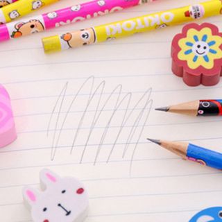 Bộ dụng cụ học tập 7 món dễ thương