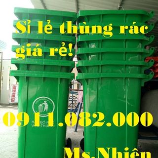 Bỏ sỉ thùng rác 240 lít giá rẻ tại cần thơ- thùng rác môi trường thùng rác công cộng-
