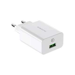 Cóc Sạc Nhanh BOROFONE BA21A BA-21A - 1 Cổng USB EU