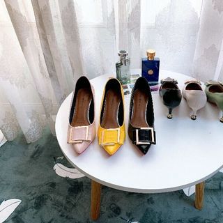 Giày Bít 5p khóa gót nhọn siêu bền ôm chân