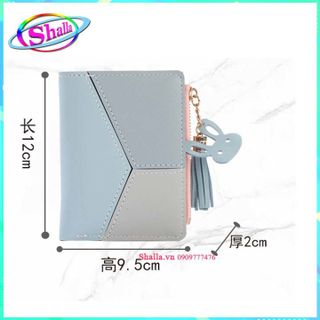 Ví mini nữ cầm tay dự tiệc màu tương phản nhiều ngăn K2 Shalla