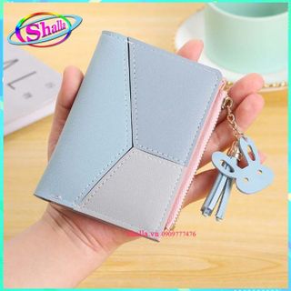 Ví mini nữ cầm tay dự tiệc màu tương phản nhiều ngăn K2 Shalla