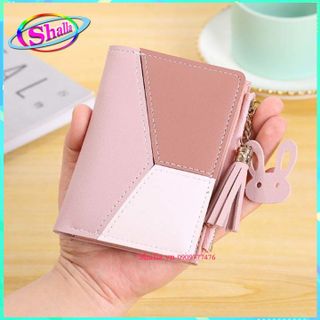Ví mini nữ cầm tay dự tiệc màu tương phản nhiều ngăn K2 Shalla