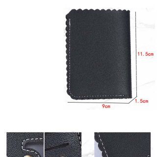 Ví nữ cầm tay vuông mini răng cưa hình mèo ngồi ZF2 Shalla